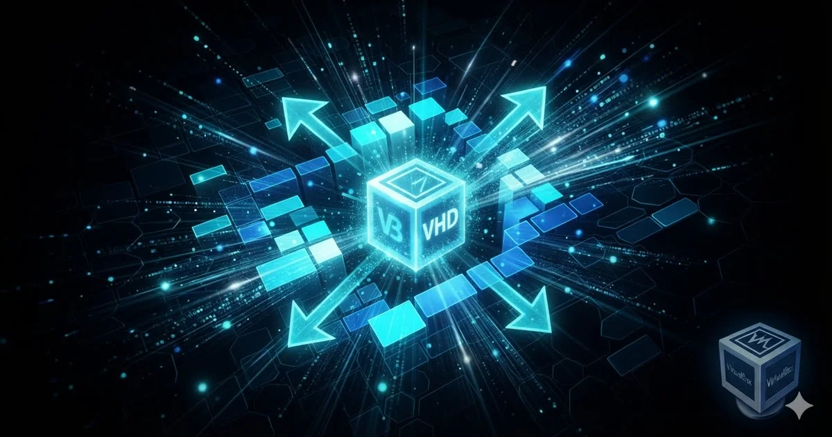 How to re-size a virtual box disk